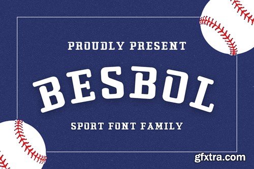 Besbol Display Font Family PEP8K2H