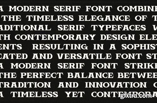 Vemeta - Modern Serif Font ZTHLLLK