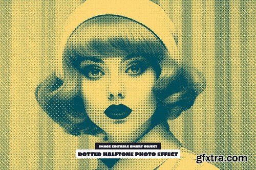 Dotted Halftone Photo Effects DQY3534