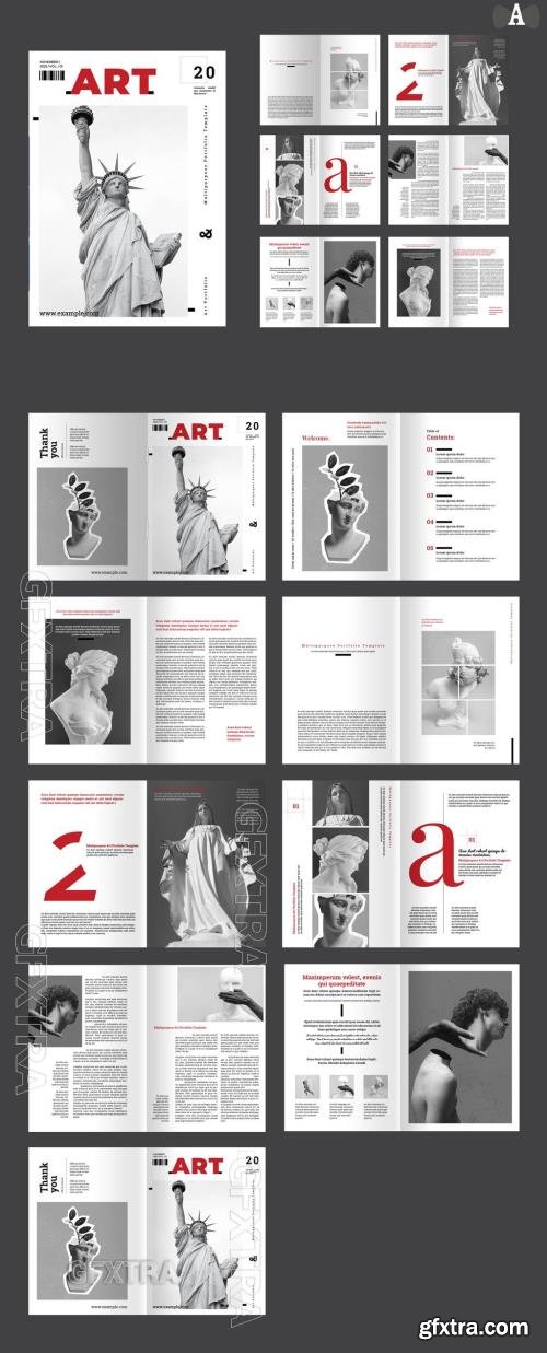 Art Magazine Template 716636966