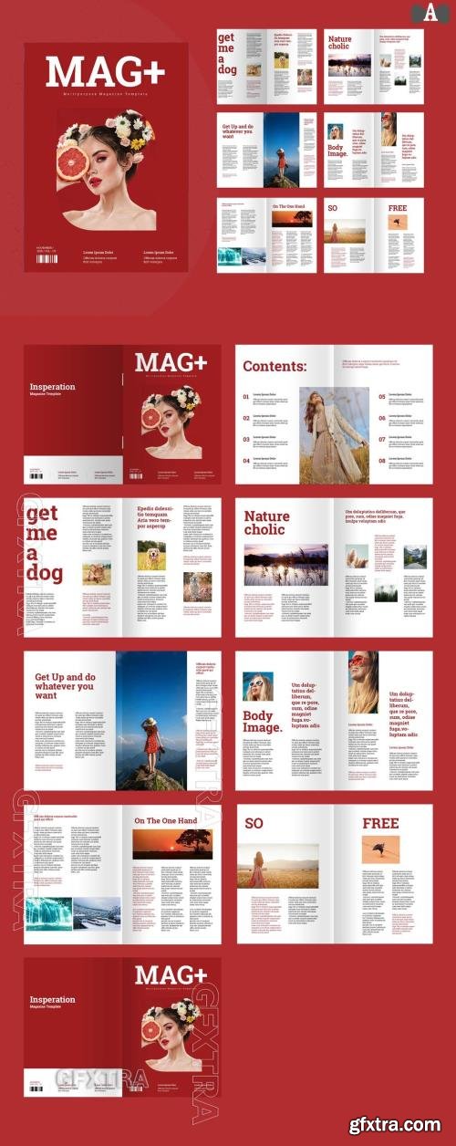 Magazine Template 716636807