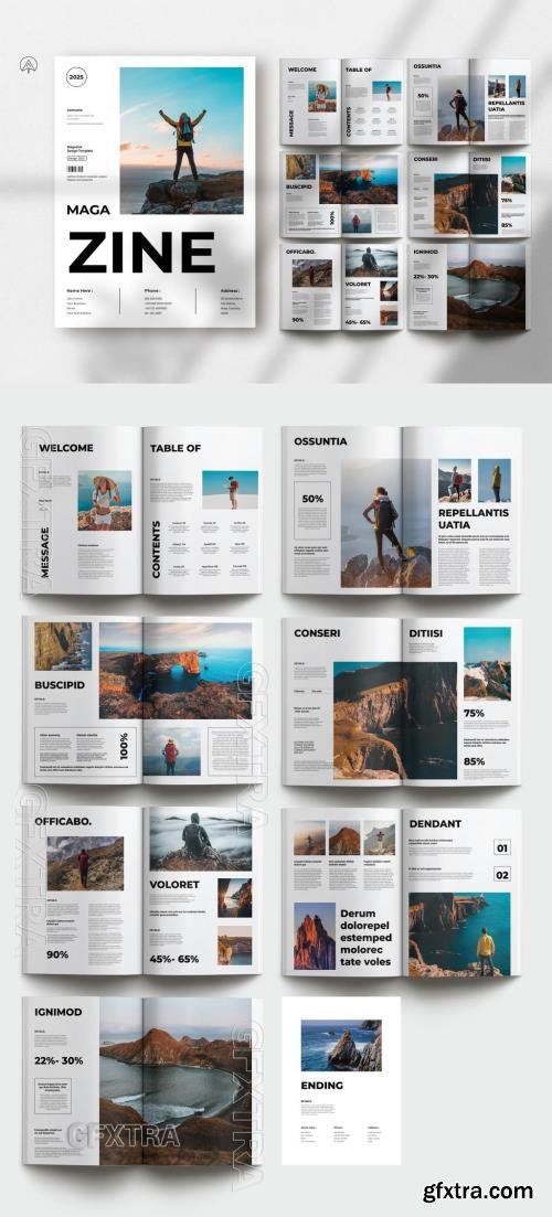 Minimal Magazine Template 716619881