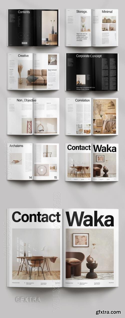 Waka Brochure Template 716597248