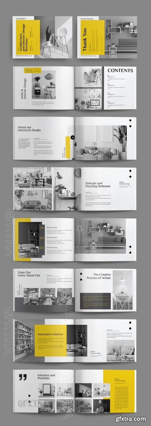 Interior Brochure Layout 715627731