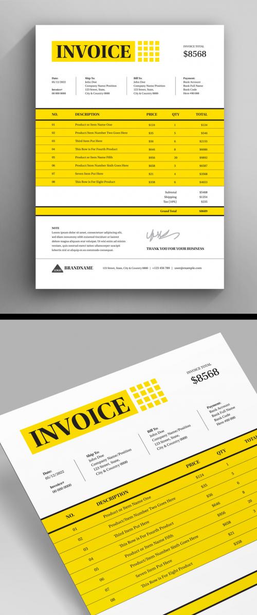 Modern Invoice Template