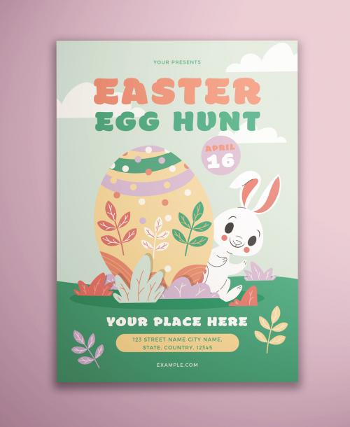 Easter Egg Hunt Flyer Layout