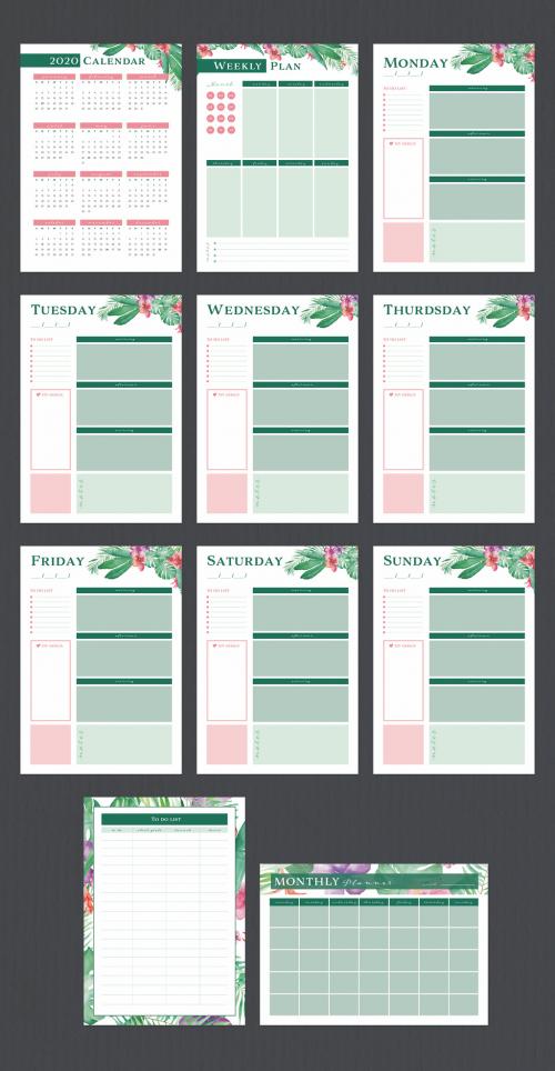 Tropical Style Planner Kit