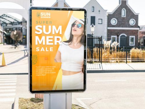 Billboard Promo Banner Mockup