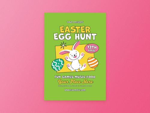 Easter Egg Hunt Flyer Layout