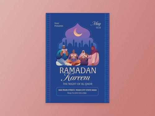 The Night of Al Qadr Ramadan Flyer Layout
