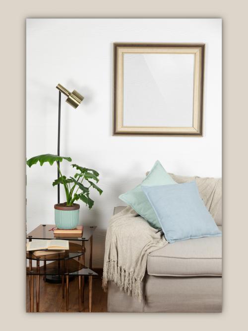 Picture Frame in Room Mockup