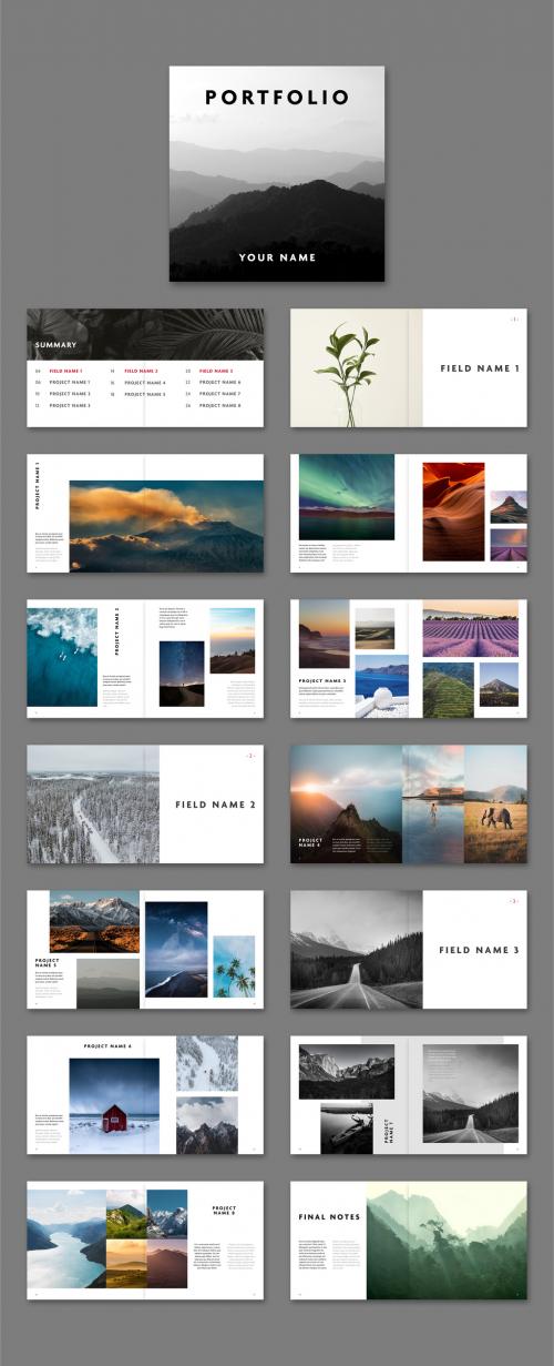 Square Portfolio Layout