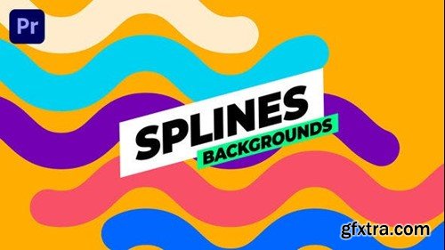 Videohive Splines Backgrounds 51655435