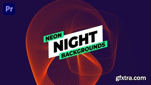 Videohive Neon Night Backgrounds 51655458