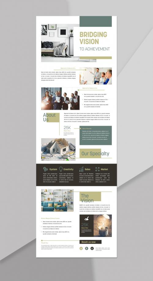 Business Email Newsletter Layout