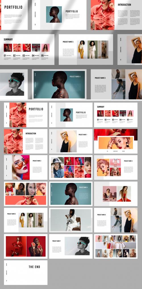 Digital Portfolio Layout