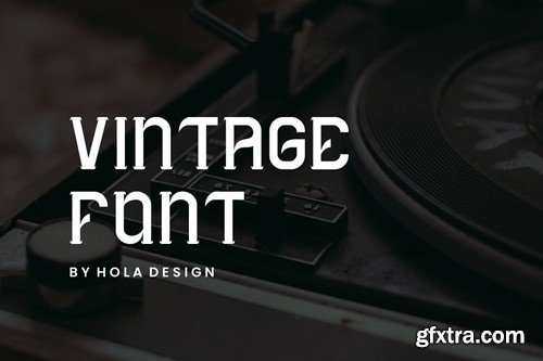 Cavared - Vintage & Retro Font YCL3FAS