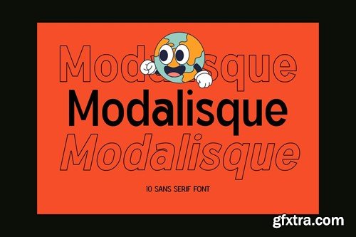 Modalisque Sans Serif Font LF3478C