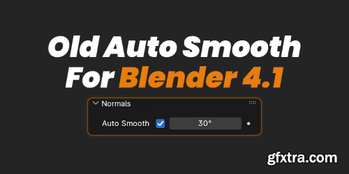 Old Auto Smooth v1.0.2 - For Blender 4.1