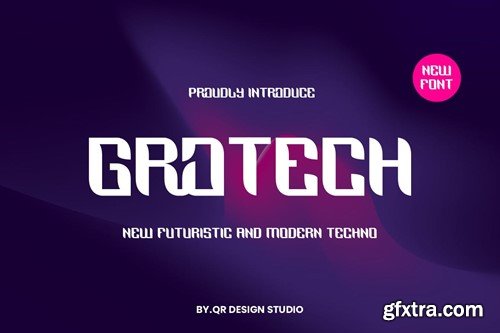 Grotech - Tech & Futuristic Font TJCPXSD