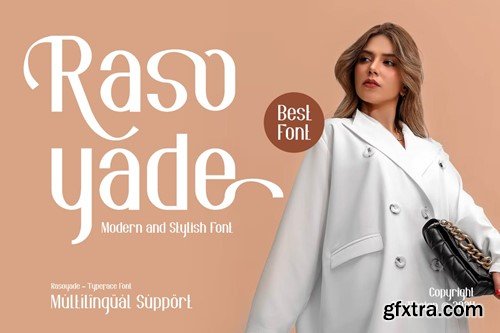 Rasoyade - Sans Serif Typeface Font ZV2VLY7