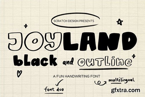 Joyland Font Duo 989RWKT