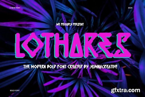 Lothares - Modern Bold Font 2AJ6YTU