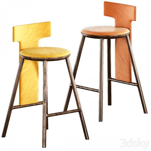 PINNA Lucidi Pevere bar stool