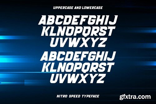 Nitro Speed - Racing Display Font J53YCPK