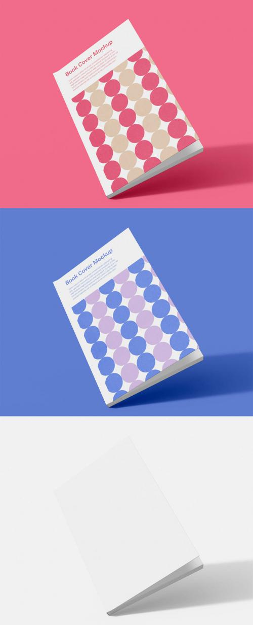 Isolated Book Cover Mockup