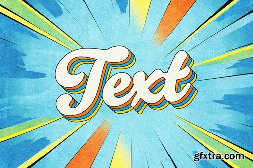 Retro Comic Text Effect BKYLLDR