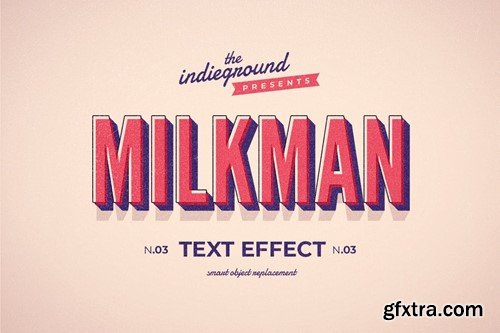 Retro Vintage Text Effect N.03 B2HPZRP