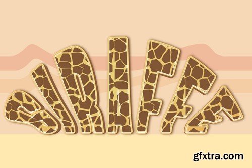 Giraffe Text Effect AWUE8UA