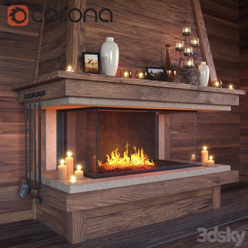 Fireplace set