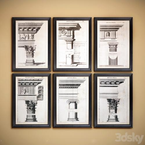 The picture in the frame: 21 Pieces (Collection 51) Architecture