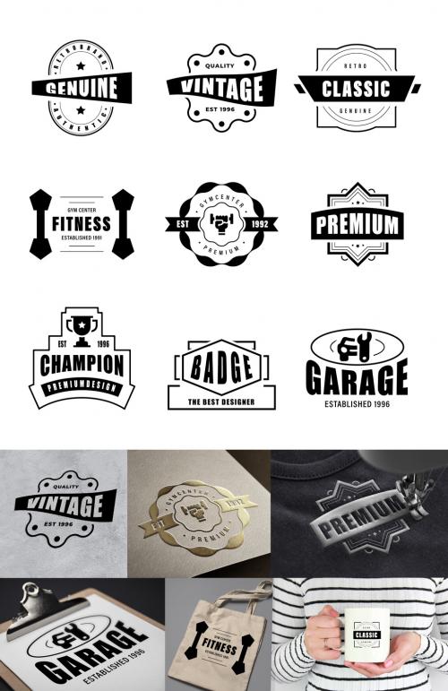 Badges Logo Type