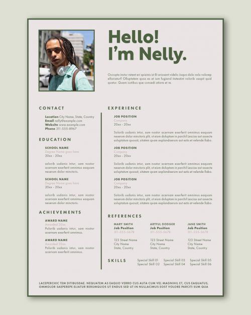 Simple Resume Layout