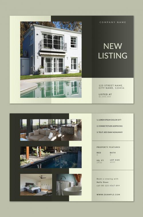 Real Estate Business Brochure Layout