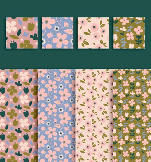 Floral Pattern Set