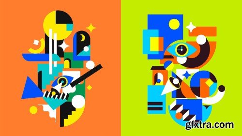 Abstract Poster Design: Using Adobe Illustrator to Create Eye-Catching Vector Illustrations