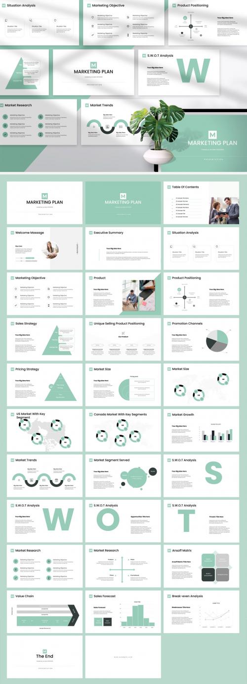 Marketing Plan Presentation Layout