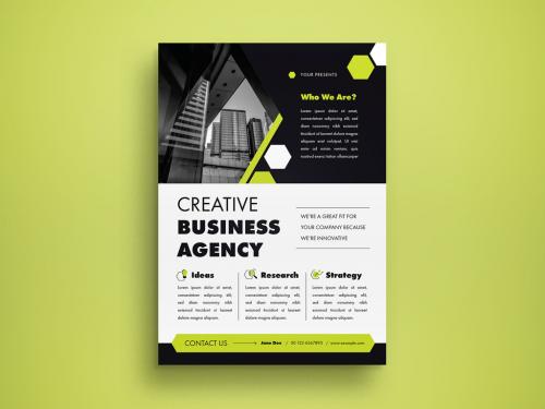 Creative Business Agency Flyer Layout