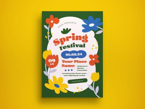 Spring Festival Flyer Layout