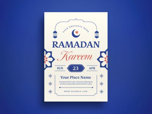 Ramadhan Kareem Flyer Layout