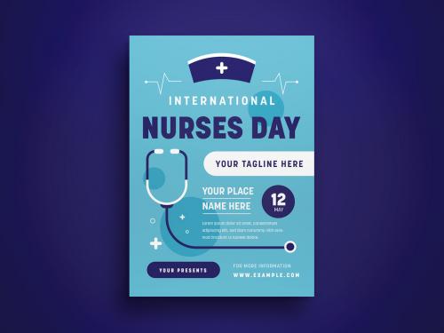 International Nurse Day Flyer Layout