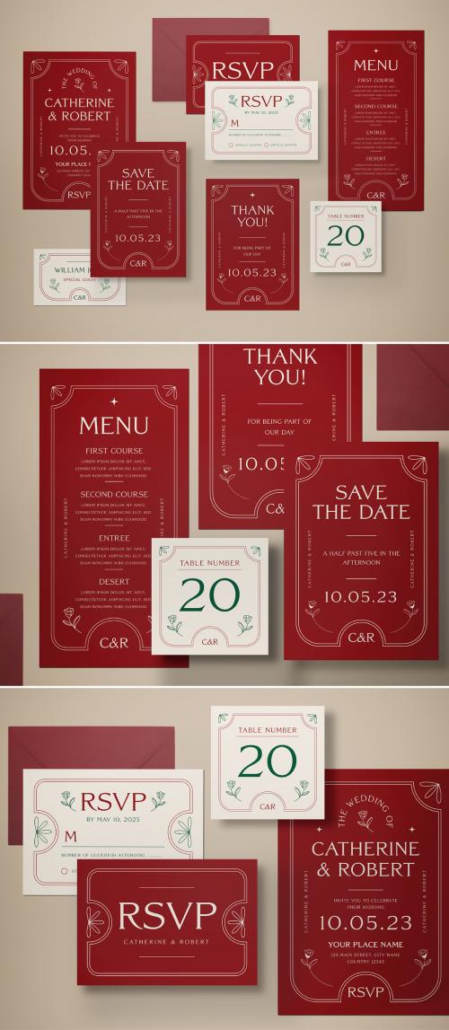 Wedding Invitation Layout