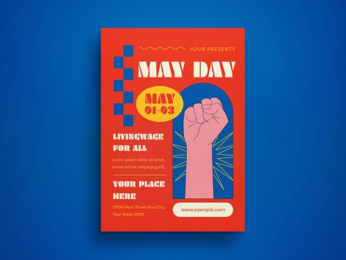 May Day Flyer Layout