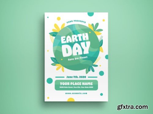 Earth Day Flyer Layout