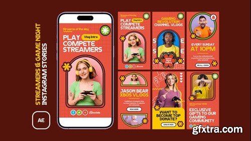 Videohive Streamers and Game Night Instagram Stories 51691810