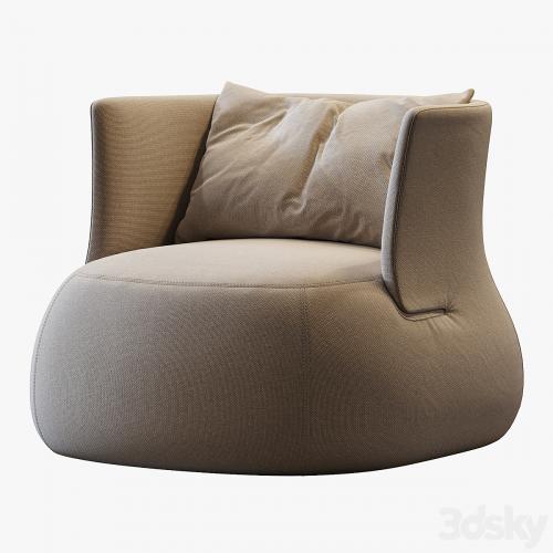 Fat-sofa armchair by B&b Italia